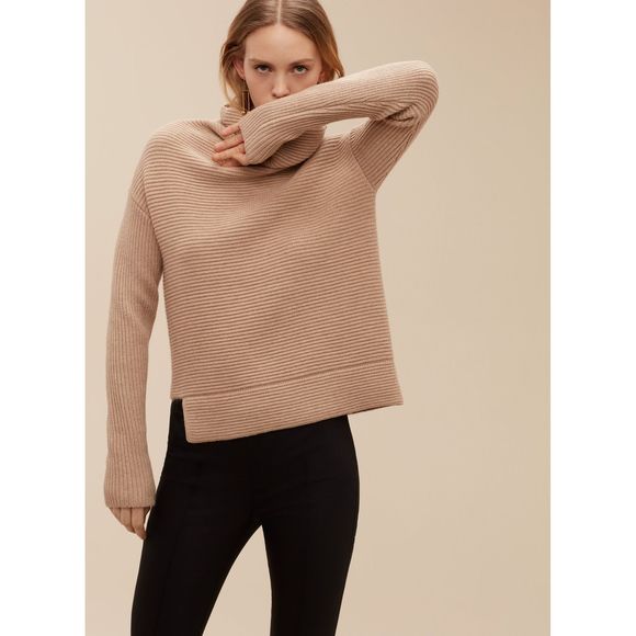 Babaton Sweaters - Babaton Aritiza Mika Cream Sweater